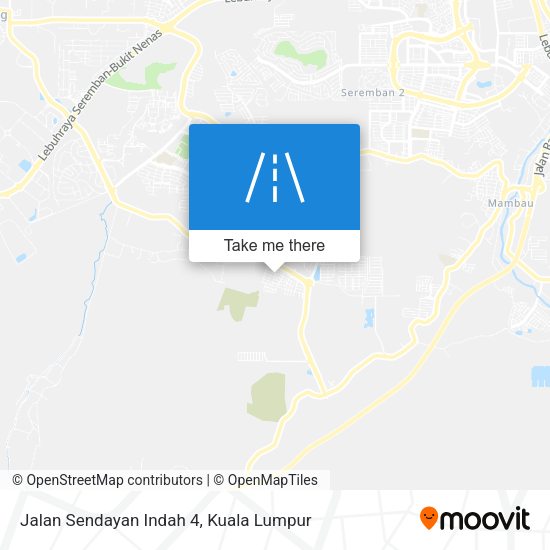 Jalan Sendayan Indah 4 map