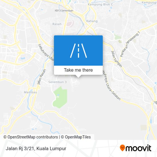 Peta Jalan Rj 3/21
