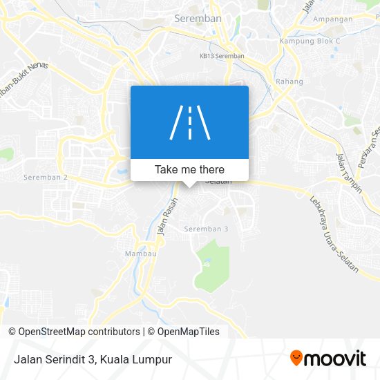 Jalan Serindit 3 map