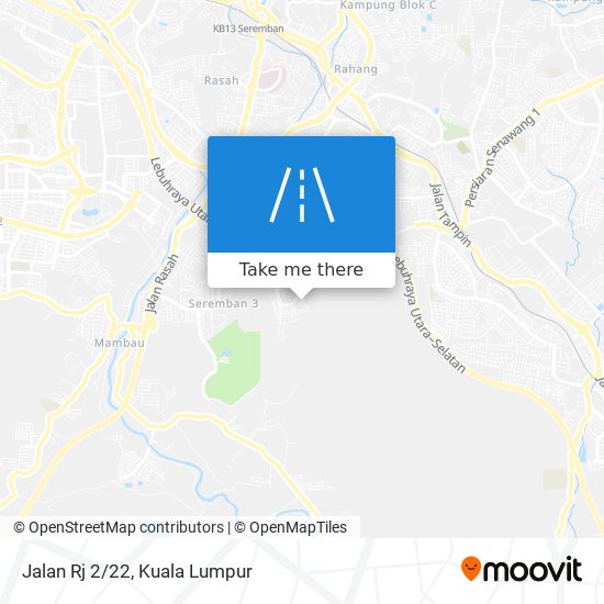 Jalan Rj 2/22 map