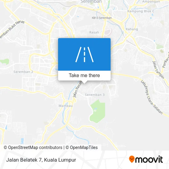 Jalan Belatek 7 map