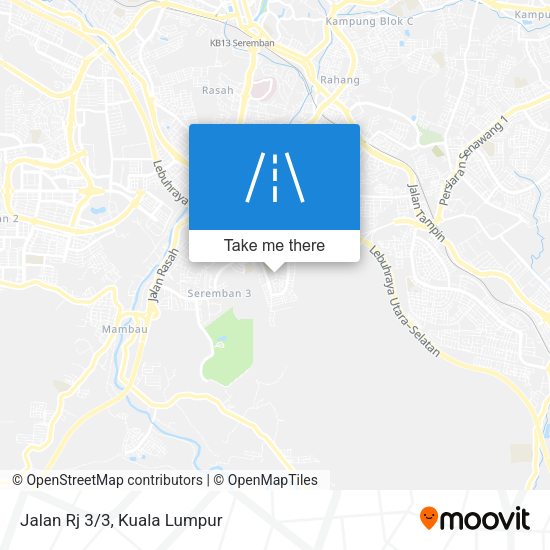 Jalan Rj 3/3 map