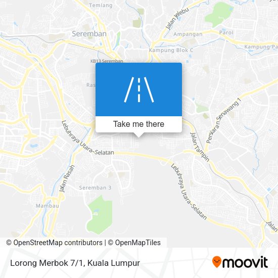 Lorong Merbok 7/1 map