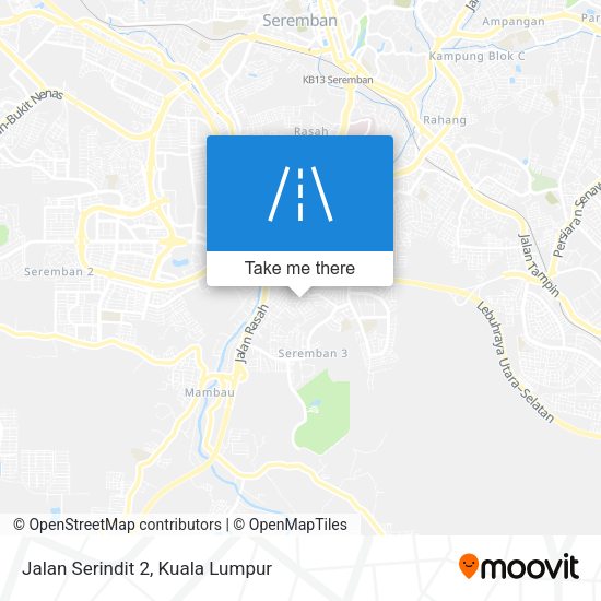 Jalan Serindit 2 map