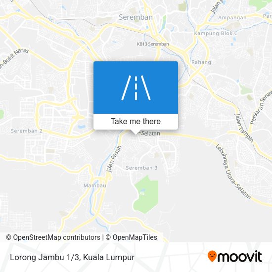 Lorong Jambu 1/3 map