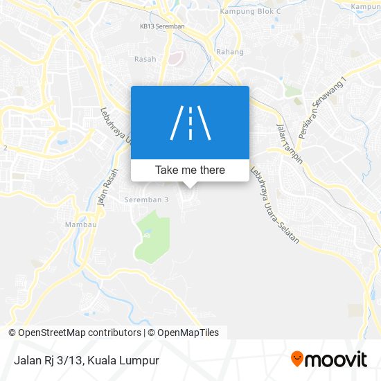 Jalan Rj 3/13 map