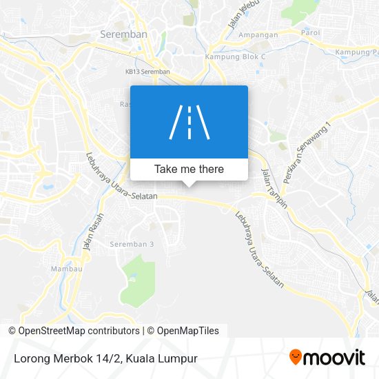 Lorong Merbok 14/2 map