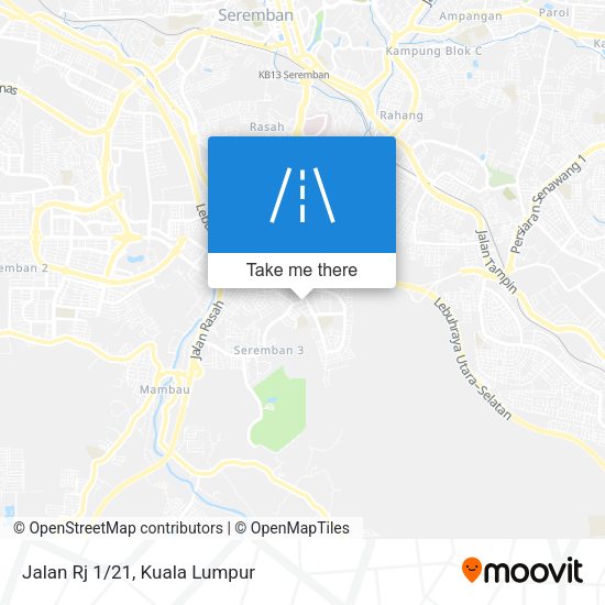 Peta Jalan Rj 1/21