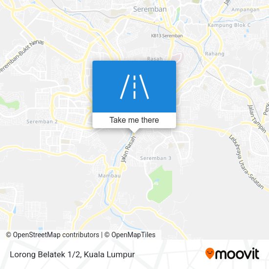 Lorong Belatek 1/2 map