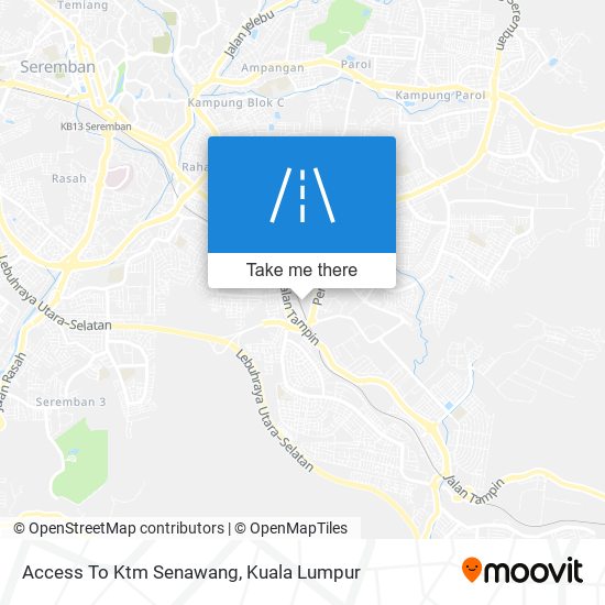 Peta Access To Ktm Senawang
