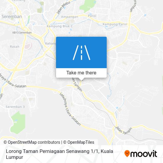 Lorong Taman Perniagaan Senawang 1 / 1 map