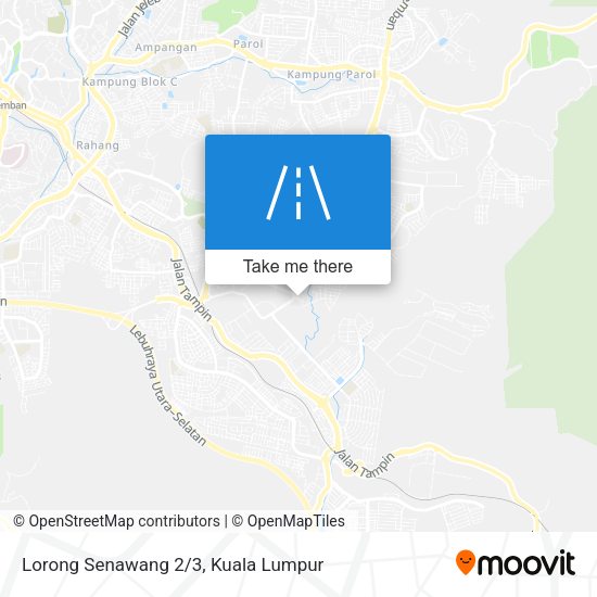 Peta Lorong Senawang 2/3