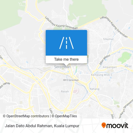 Peta Jalan Dato Abdul Rahman