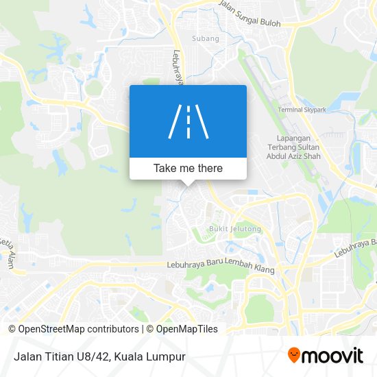 Jalan Titian U8/42 map