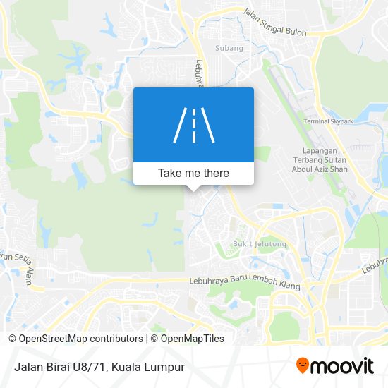Peta Jalan Birai U8/71