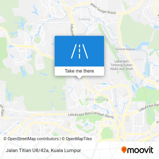Peta Jalan Titian U8/42a