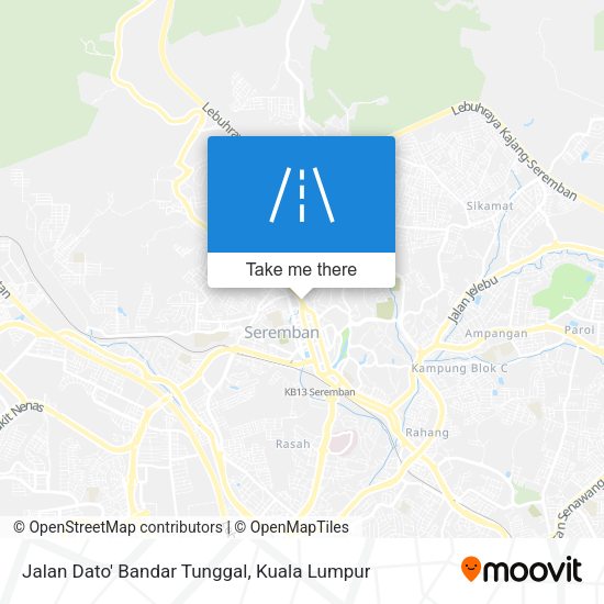 Jalan Dato' Bandar Tunggal map