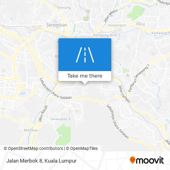 Jalan Merbok 8 map