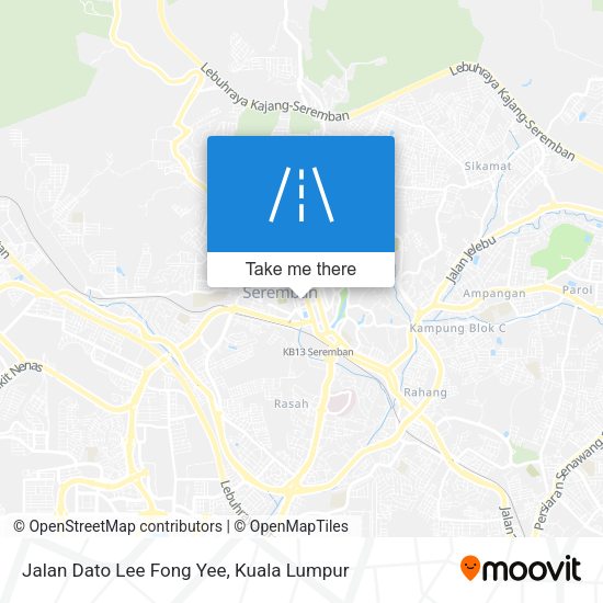 Peta Jalan Dato Lee Fong Yee