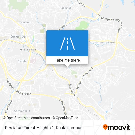 Persiaran Forest Heights 1 map