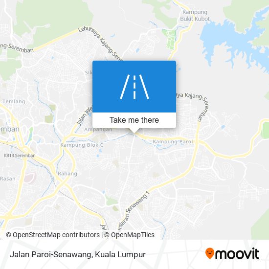 Peta Jalan Paroi-Senawang