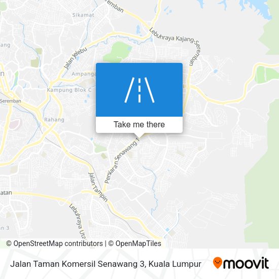 Peta Jalan Taman Komersil Senawang 3