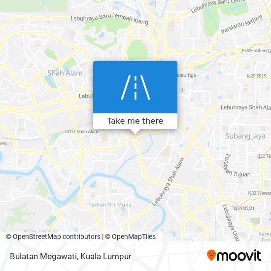 Bulatan Megawati map