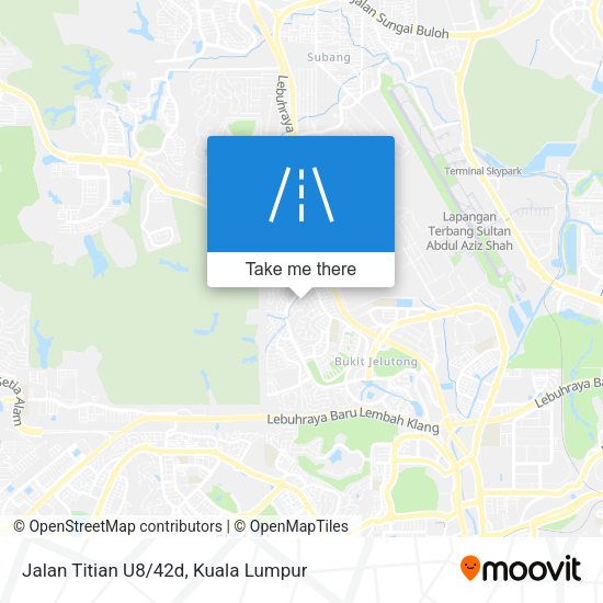 Jalan Titian U8/42d map