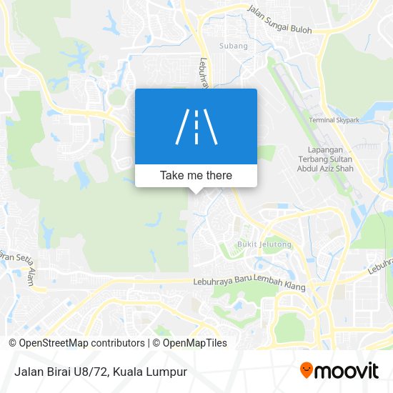 Jalan Birai U8/72 map