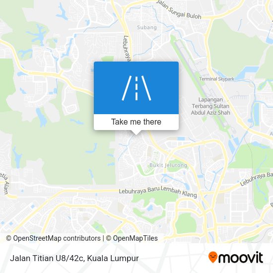 Jalan Titian U8/42c map