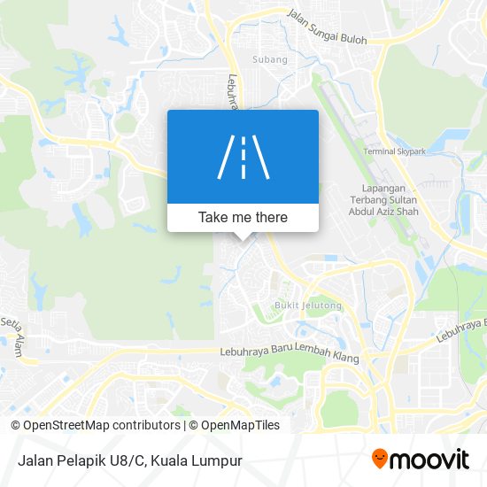 Jalan Pelapik U8/C map