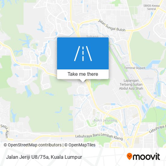 Jalan Jeriji U8/75a map