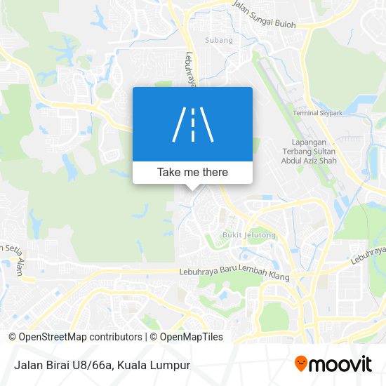 Jalan Birai U8/66a map
