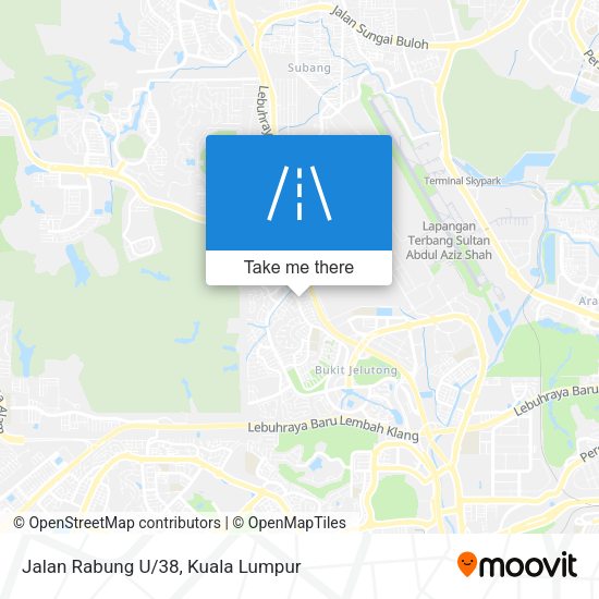 Peta Jalan Rabung U/38