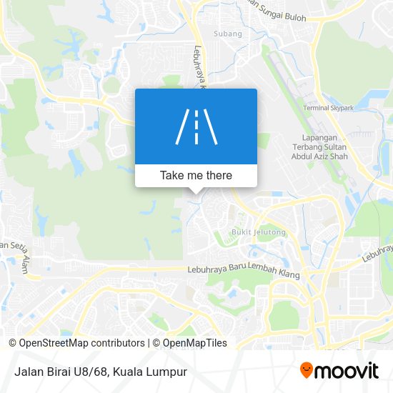 Peta Jalan Birai U8/68