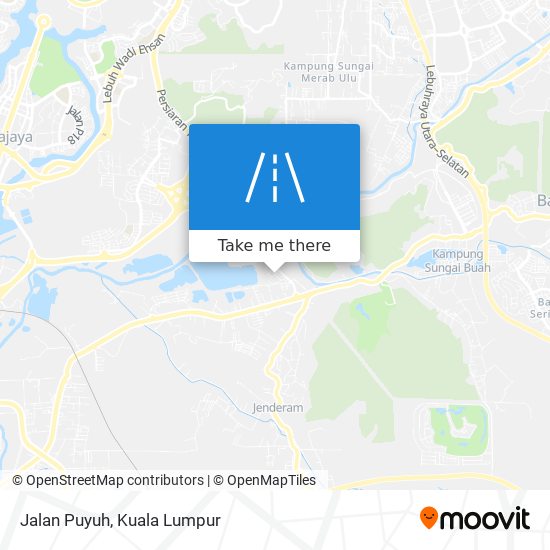 Jalan Puyuh map