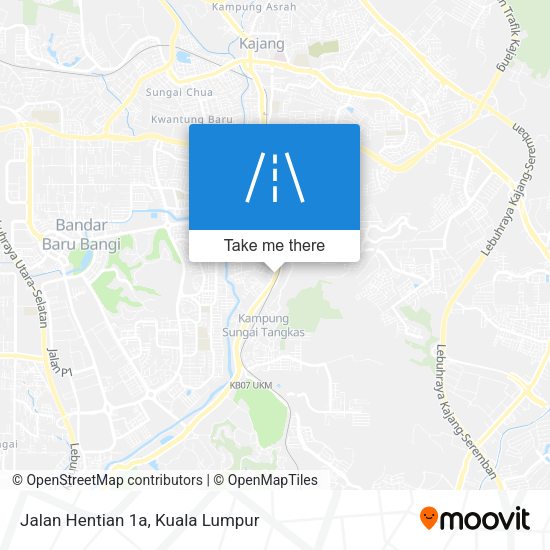 Jalan Hentian 1a map