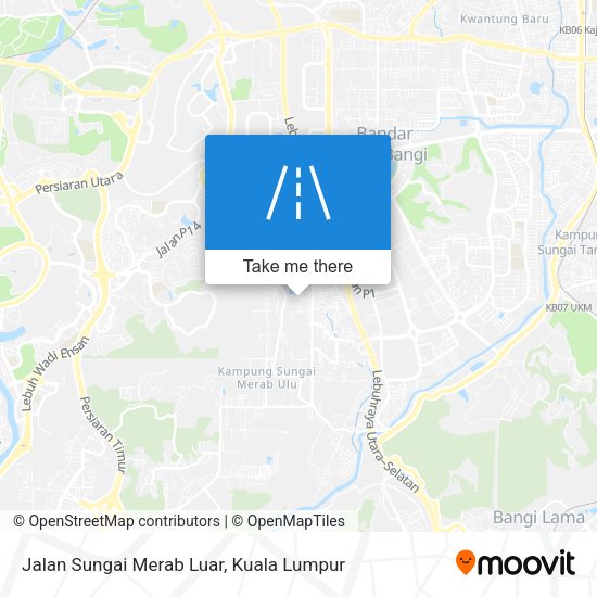 Jalan Sungai Merab Luar map