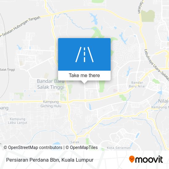 Peta Persiaran Perdana Bbn