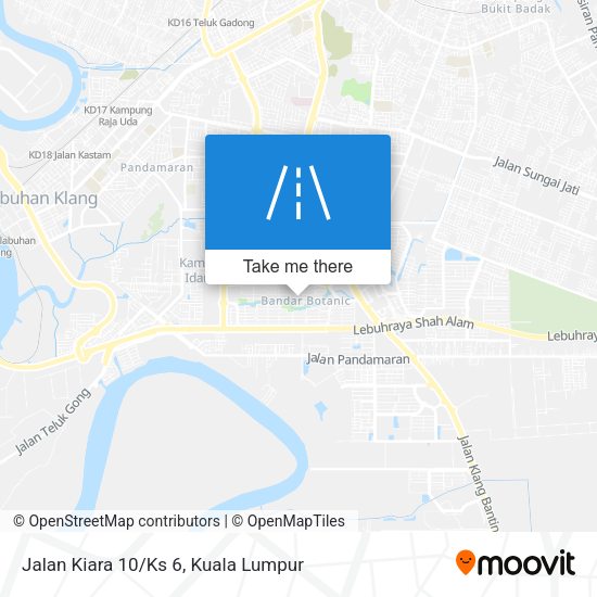 Peta Jalan Kiara 10/Ks 6