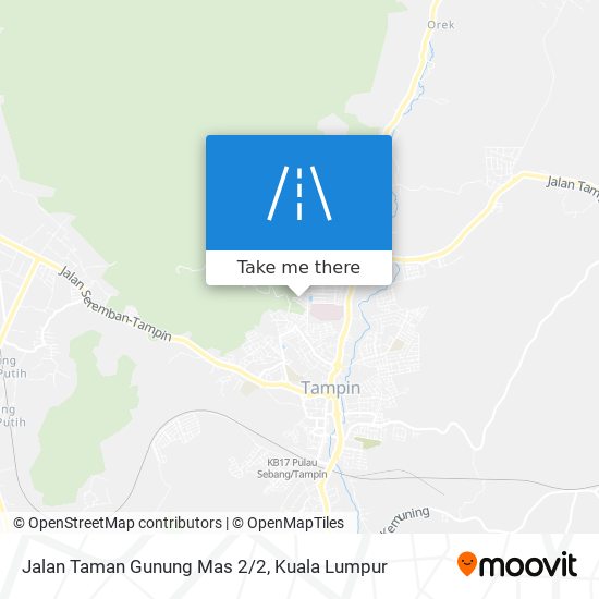 Jalan Taman Gunung Mas 2/2 map