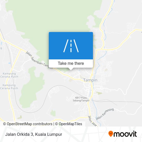 Peta Jalan Orkida 3
