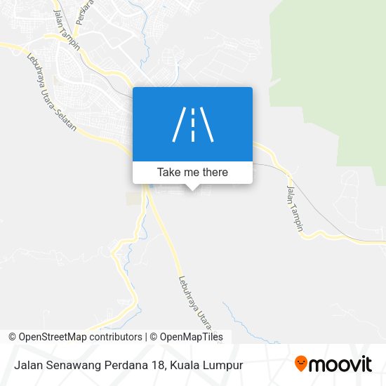 Peta Jalan Senawang Perdana 18