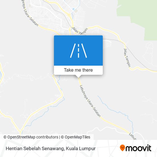 Hentian Sebelah Senawang map