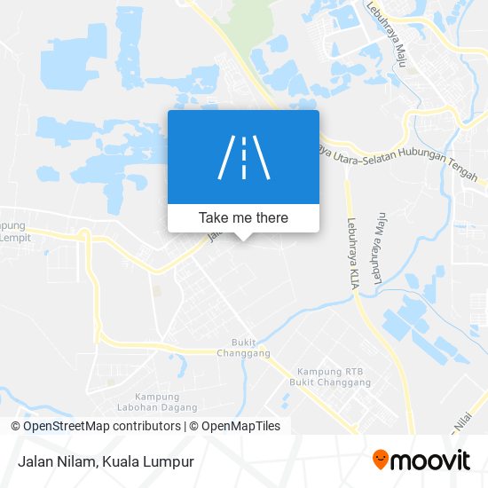 Jalan Nilam map