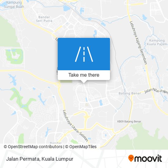 Jalan Permata map