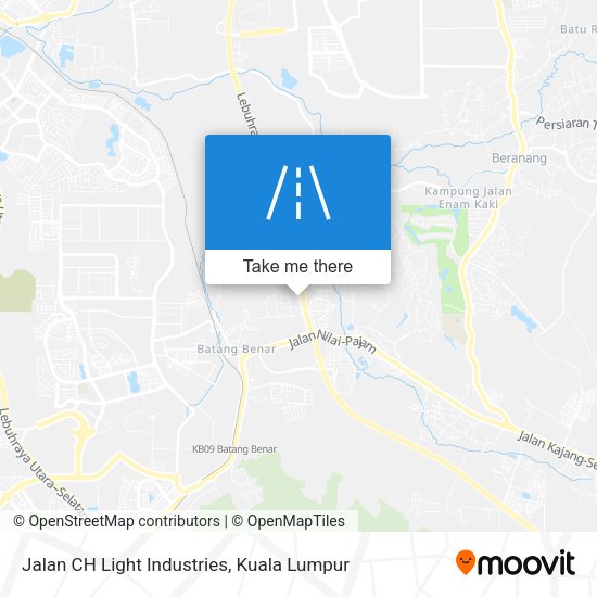 Peta Jalan CH Light Industries