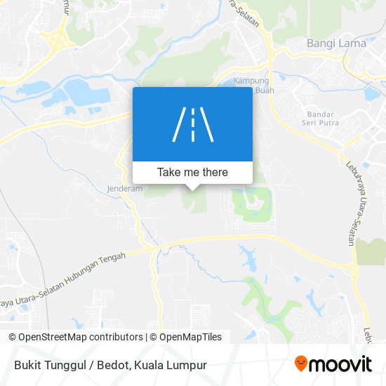 Bukit Tunggul / Bedot map