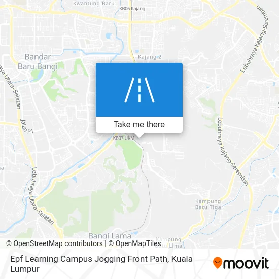 Epf Learning Campus Jogging Front Path map