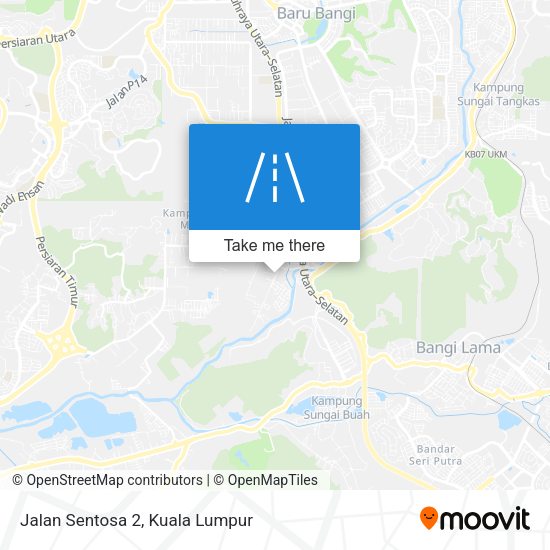 Jalan Sentosa 2 map